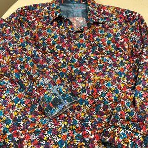 Robert Graham Classic Fit XXL button down long sleeve shirt